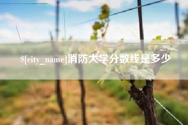 微山消防大学分数线是多少