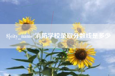 微山消防学校录取分数线是多少