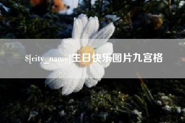 微山生日快乐图片九宫格