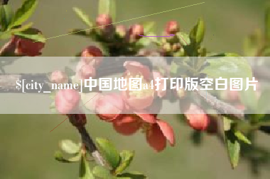 微山中国地图a4打印版空白图片
