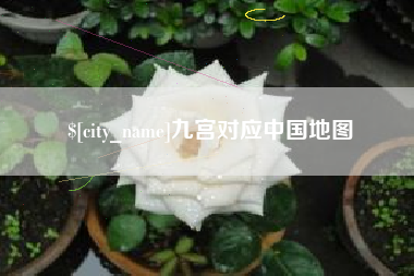微山九宫对应中国地图