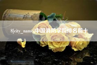 微山中国消防学院排名前十