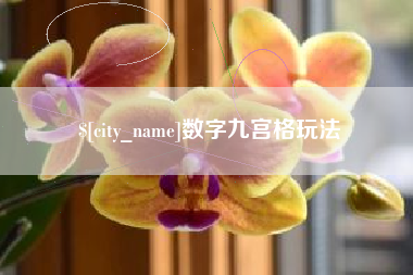 微山数字九宫格玩法