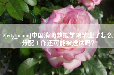 微山中国消防救援学院毕业了怎么分配工作还可能被逃汰吗？