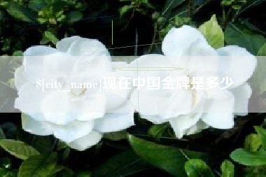 微山现在中国金牌是多少