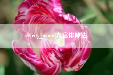 微山九宫排除法