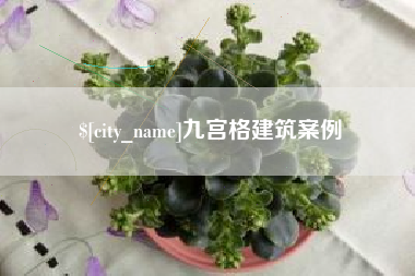 微山九宫格建筑案例