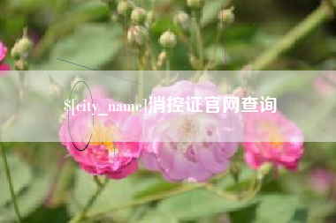 微山消控证官网查询