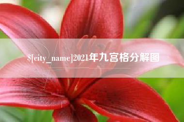 微山2021年九宫格分解图