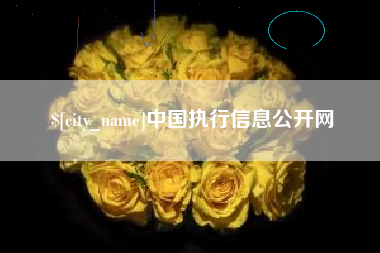 微山中国执行信息公开网