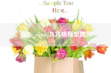 微山九宫格模型建筑