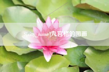 微山九宫格的图画