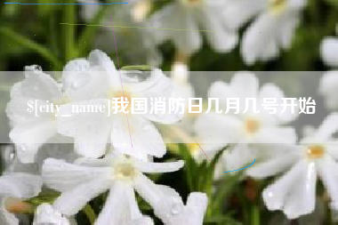 微山我国消防日几月几号开始