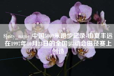 微山中国5000米跑步记录-由夏丰远在1997年10月23日的全国运动会田径赛上创造