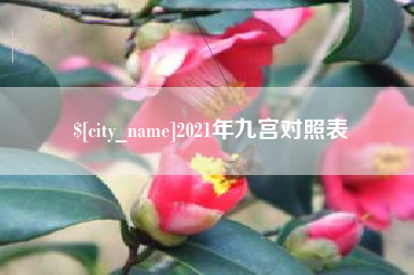 微山2021年九宫对照表