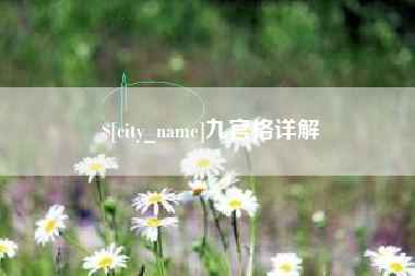 微山九宫格详解