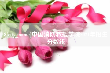 微山中国消防救援学院2021年招生分数线