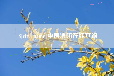 微山中国消防在线查询