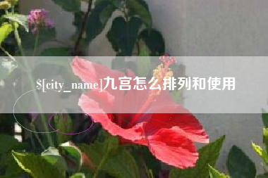 微山九宫怎么排列和使用